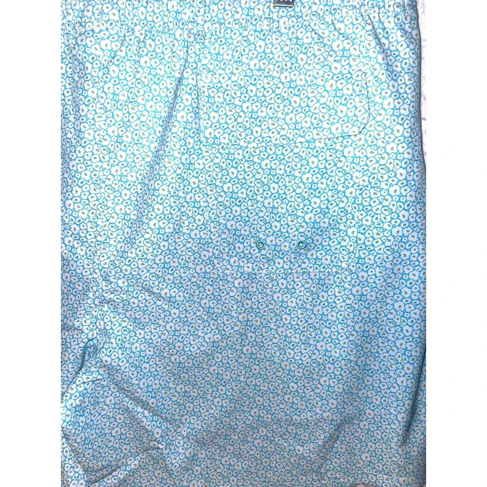 Vineyard Vines Mens XXL swim trunks light blue white 7